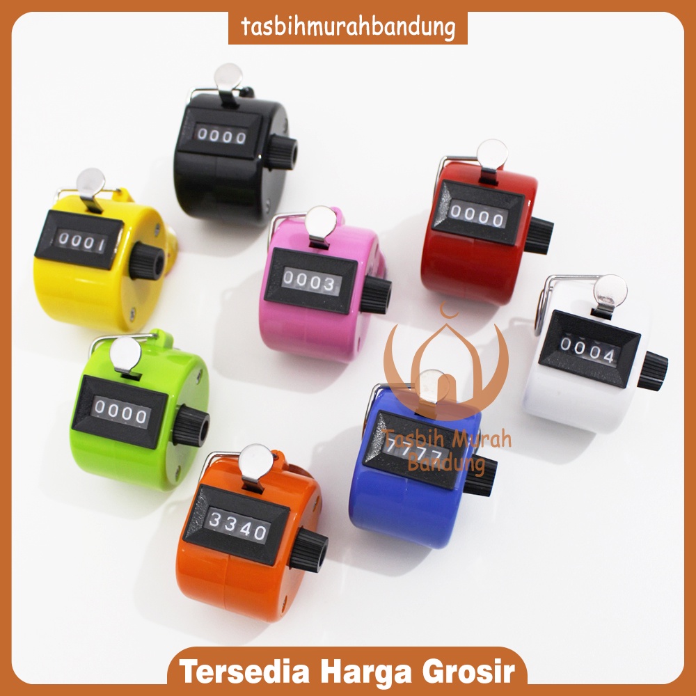 TASBIH/ ALAT HITUNG PENGUNJUNG WARNA WARNI STAINLESS