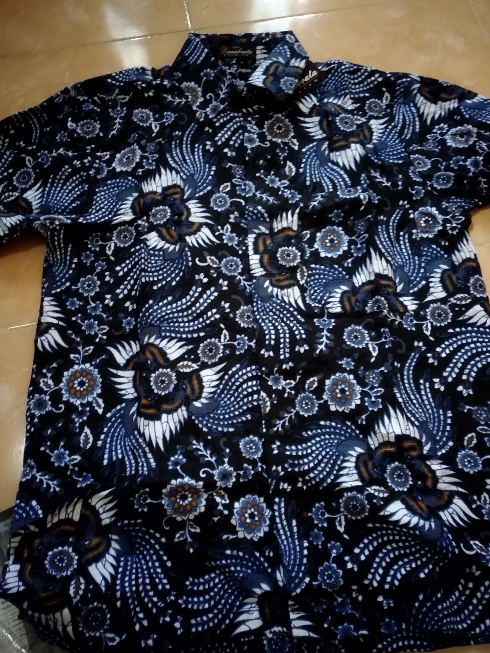 Bisa Cod Batik Danabrata Kemeja Batik Pria Lengan Panjang Motif Sayap Jagad Kode 035 Size M L Xl Xxl