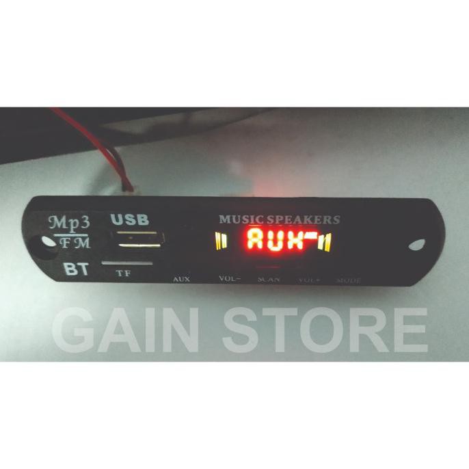 BERKUALITAS Modul Kit MP3 USB Bluetooth FM untuk Ampli Amplifier
