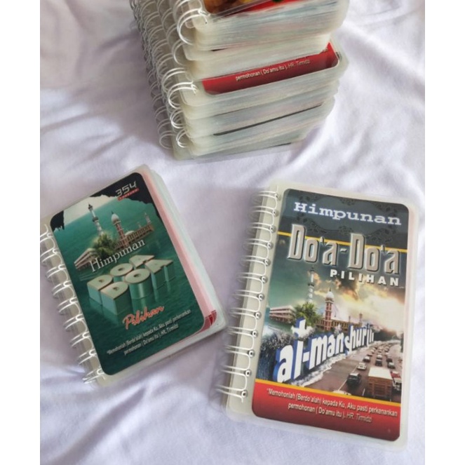 

Buku doa laminating