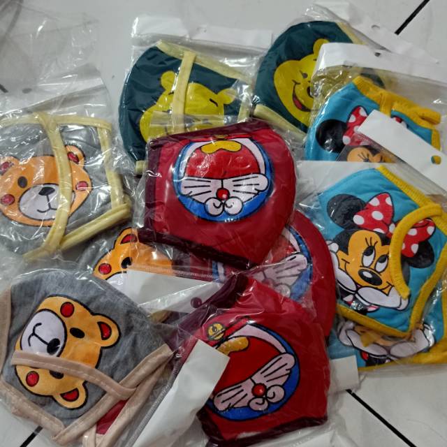 masker mulut kain dewasa/anak kecil bisa pakek