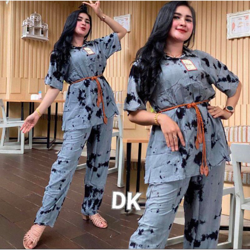 TIE DYE SET PAJAMAS ONE SET PAJAMAS TIE DYE PAJAMAS KATUN RAYON TIE DYE