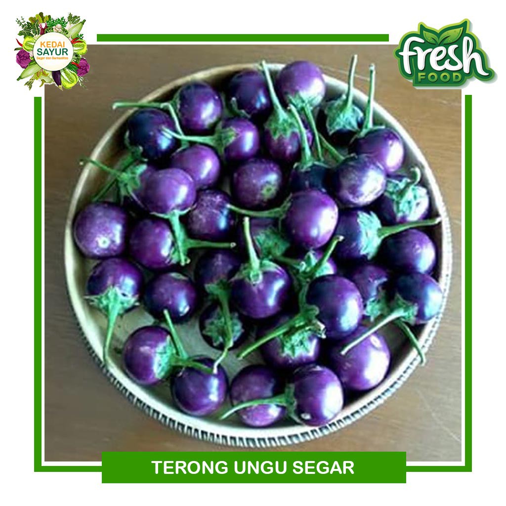 

Terong Bulat Ungu / Terong Lalap 250 Gram - Gerai Sayur Segar Depok