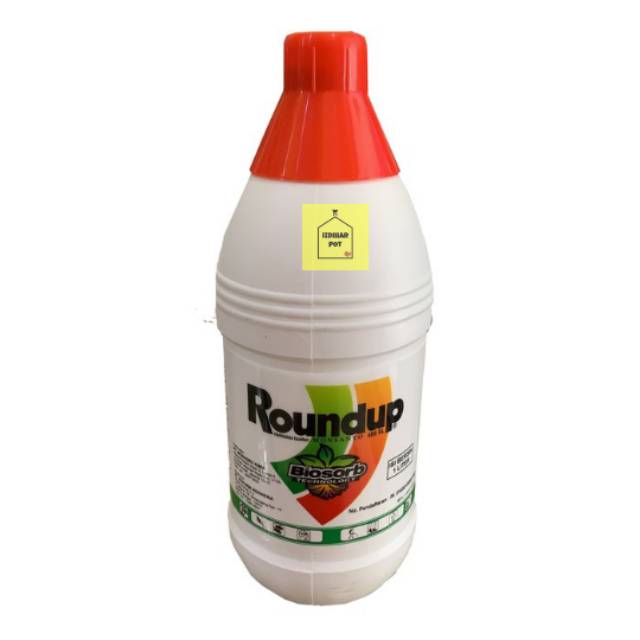 pembasmi rumput dan alang - alang roundup 486 SL herbisida 1 liter