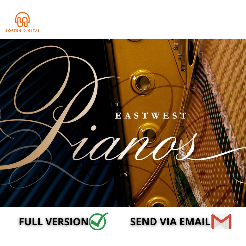 East West PLAY Pianos Yamaha C7 v1 real grand piano lid for each instrument - sound library