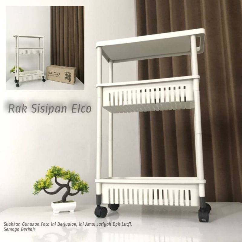 Rak Sisipan Elco 3 Susun Plastik