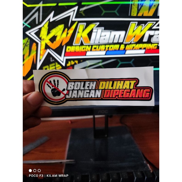 

STIKER BOLEH DILIHAT JANGAN DI PEGANG