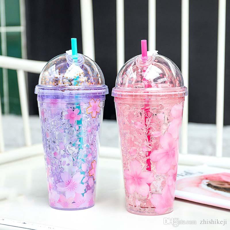 COD Glitter Tumbler Gelas Botol Minum Air Sedotan 450Ml Glitter Tumbler Cups Blink Gelas Botol Minum Air Sedotan 450ml + Free Buble Wrap