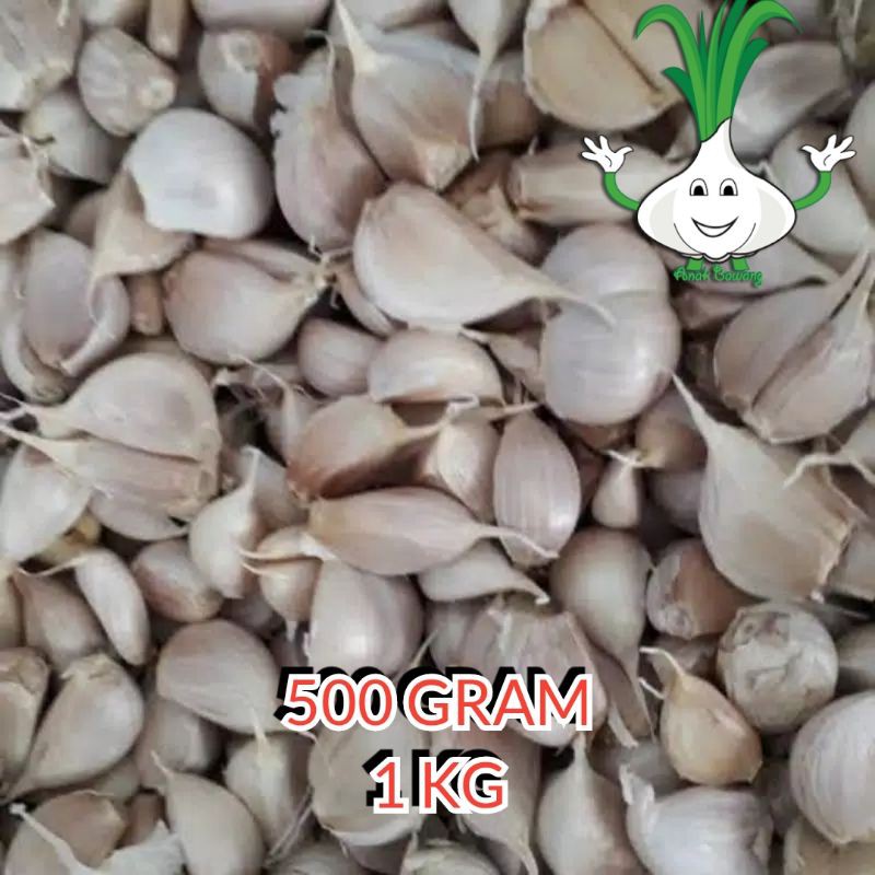 

1 kg bawang puting kating bersih