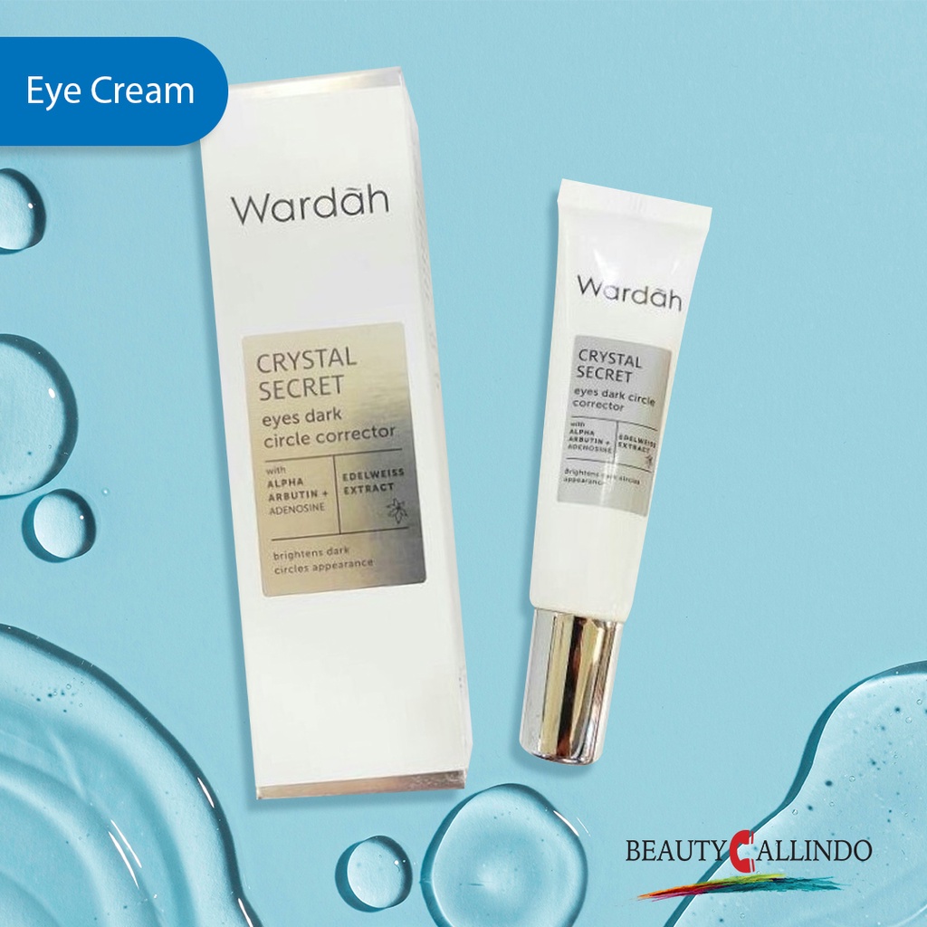 Wardah Crystal Secret Eyes Dark Circle Corrector 10ml | Eye Cream