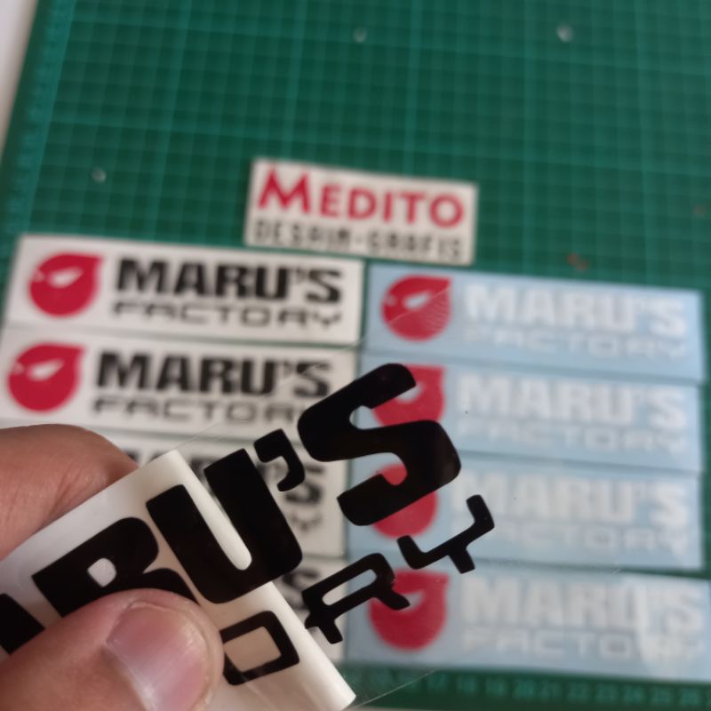 Stiker Cutting Marus's Factory