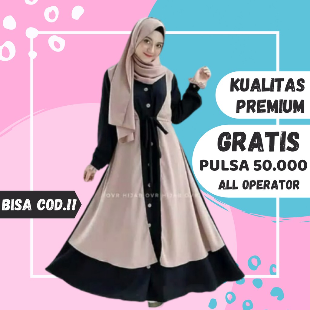 GAMIS REMAJA TERBARU MURAH KEKINIAN MODERN POLOS 2020 TANGGUNG PREMIUM SYARI MUSLIM PEREMPUAN