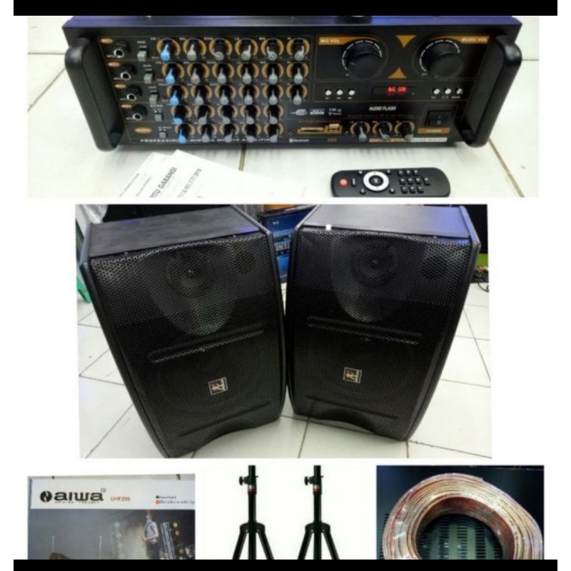 PAKET G SOUND SYSTEM KARAOKE 15 INCH