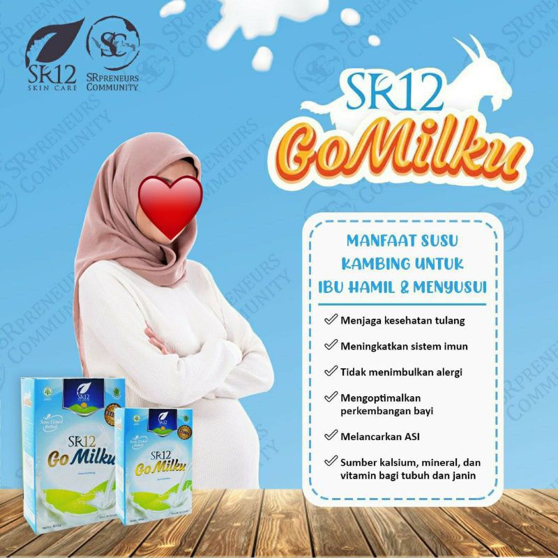 

Susu Kambing Etawa Nutrisi Ibu Hamil & menyusui Go Milku SR12