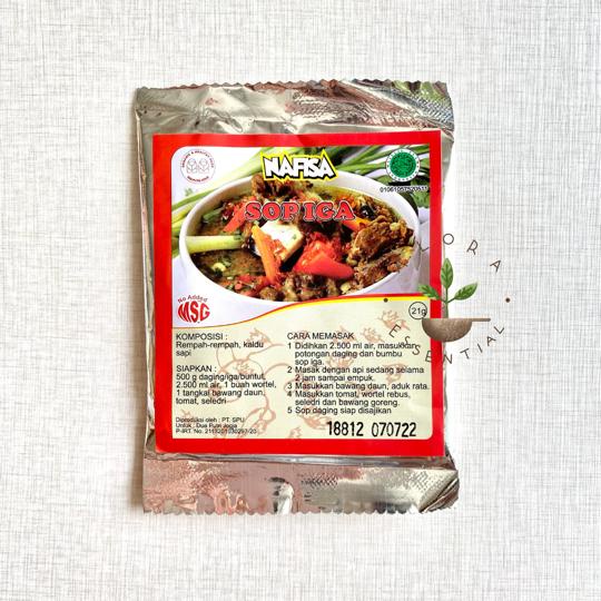 Nafisa Bumbu Instan Sop Iga 21gr - Bumbu Sop Iga Nafisa