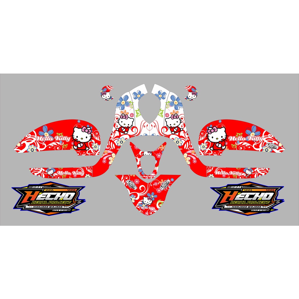 Decal scoopy Decal Scoopy full body Full Blok Decal Scopy Dekal Stiker Fi 2014 2015 2016 2017