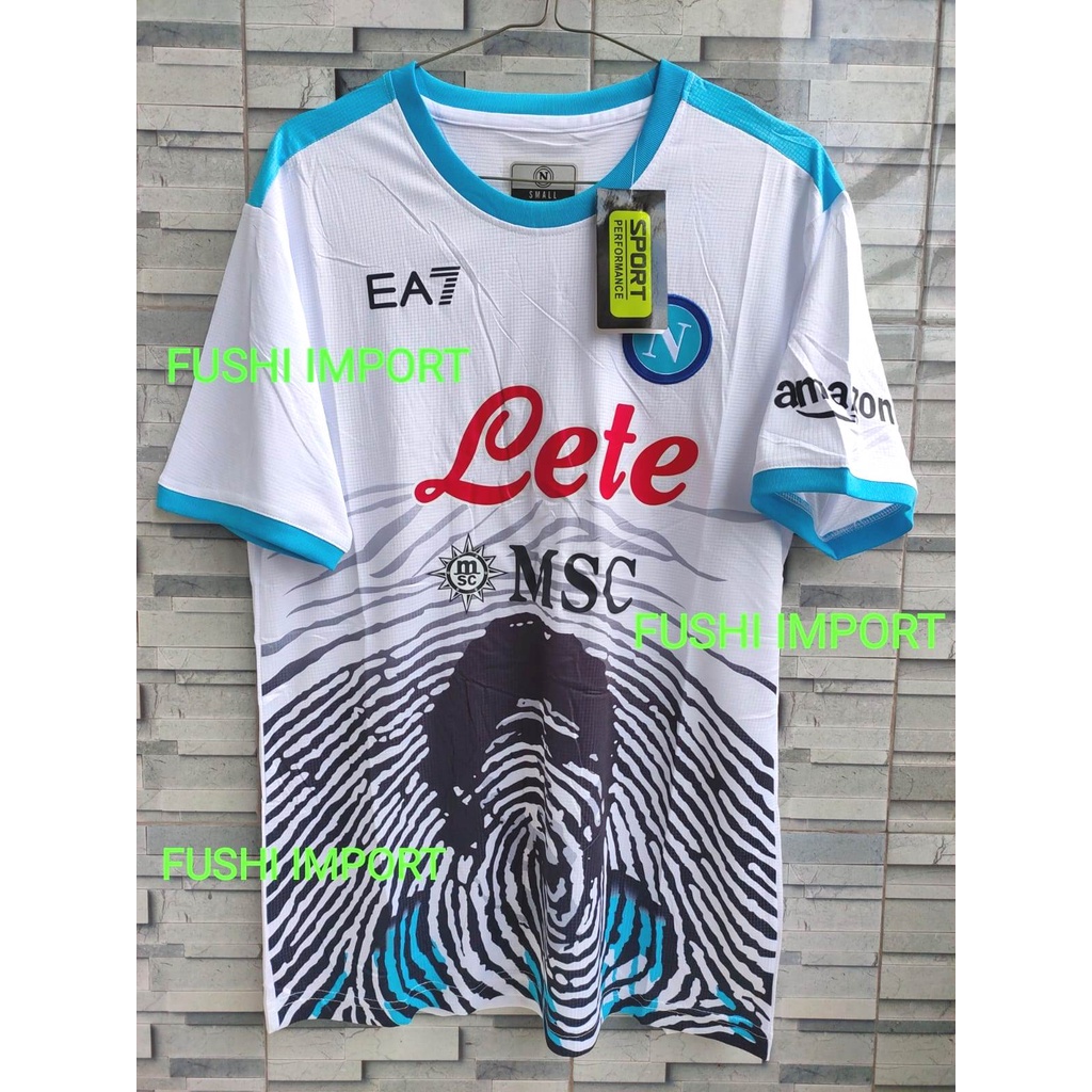 HQ JERSEY BOLA SSC NAPOLI SPECIAL EDITION PUTIH 2021-2022 GO HQ IMPORT