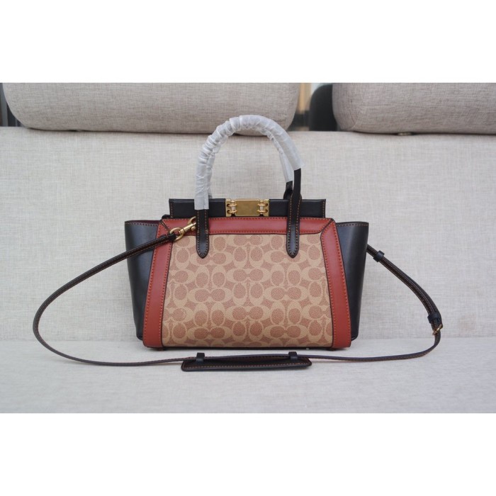 78488 Coach Smiley Bag Troupe Limited Edition Shoulder Tote Model