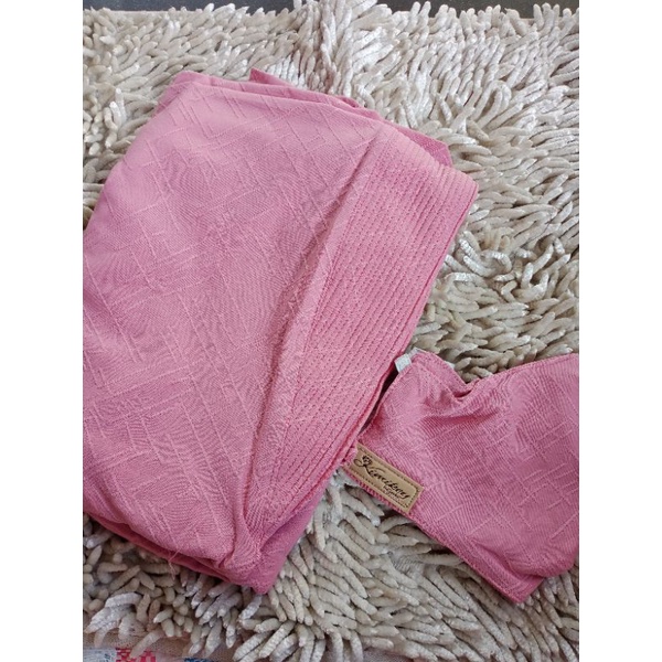 128 CHESSY SYARI JUMBO ORI KIMIKEY HIJAB | JILBAB INSTAN KERUDUNG ORIGINAL-Dusty pink