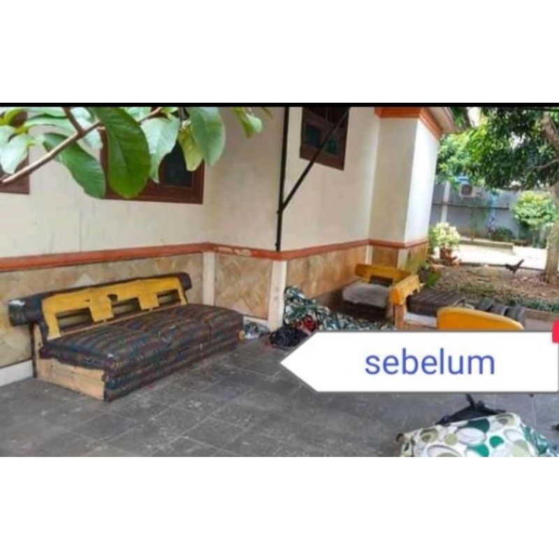 SERVICE SOFA RUANGAN TAMU / SERVICE JOK SOFA