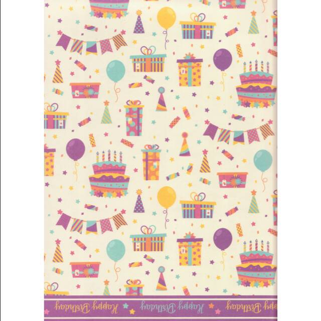 

Kertas Kado Sansan Wawa SW 5314 - Happy Birthday