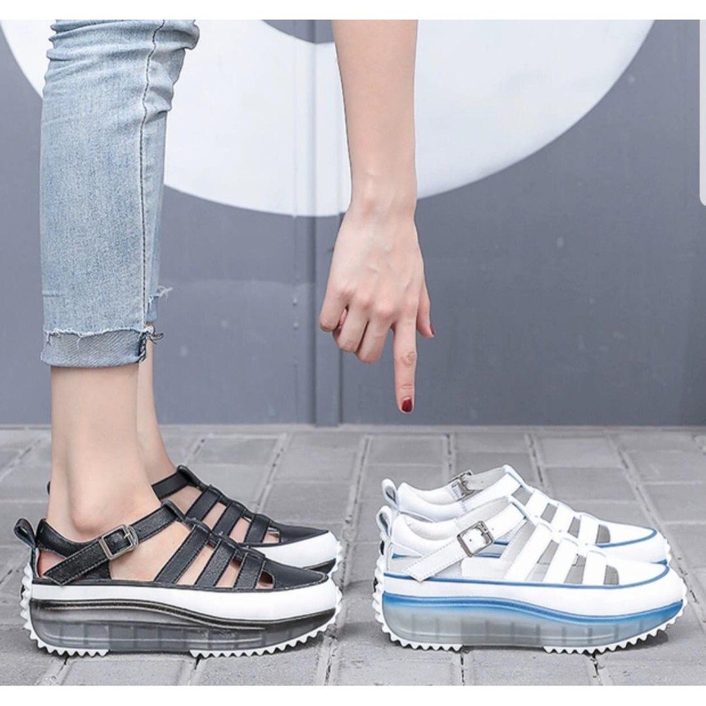 1001 SEPATU WEDGES WANITA JACQUEEN !!! - 2 WARNA