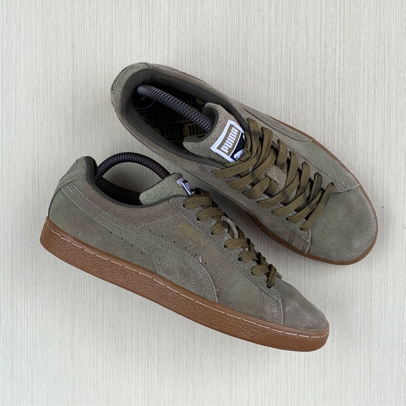 PUMA SUEDE GREEN GUM