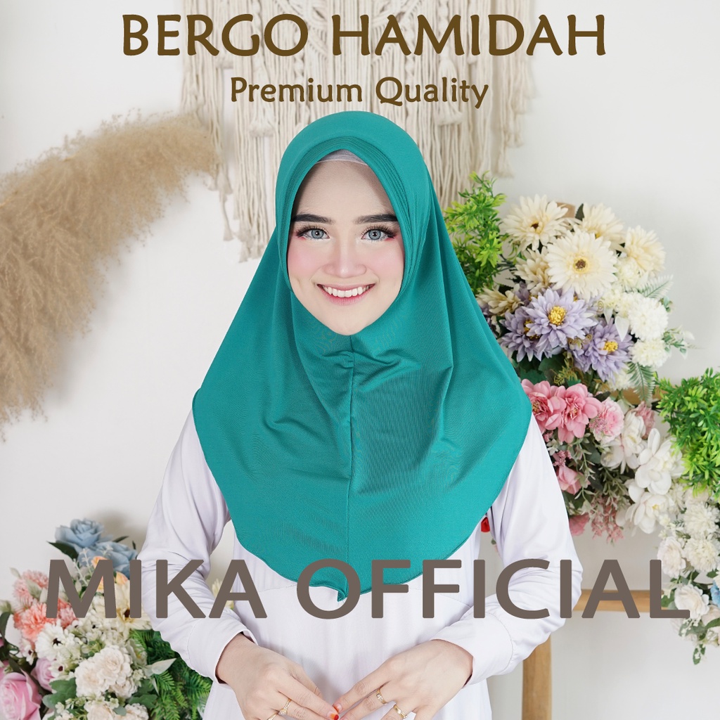 BERGO HAMIDAH BERGO JERSEY BERGO PET /BERGO JERSEY/HIJAB INSTAN JERSEY