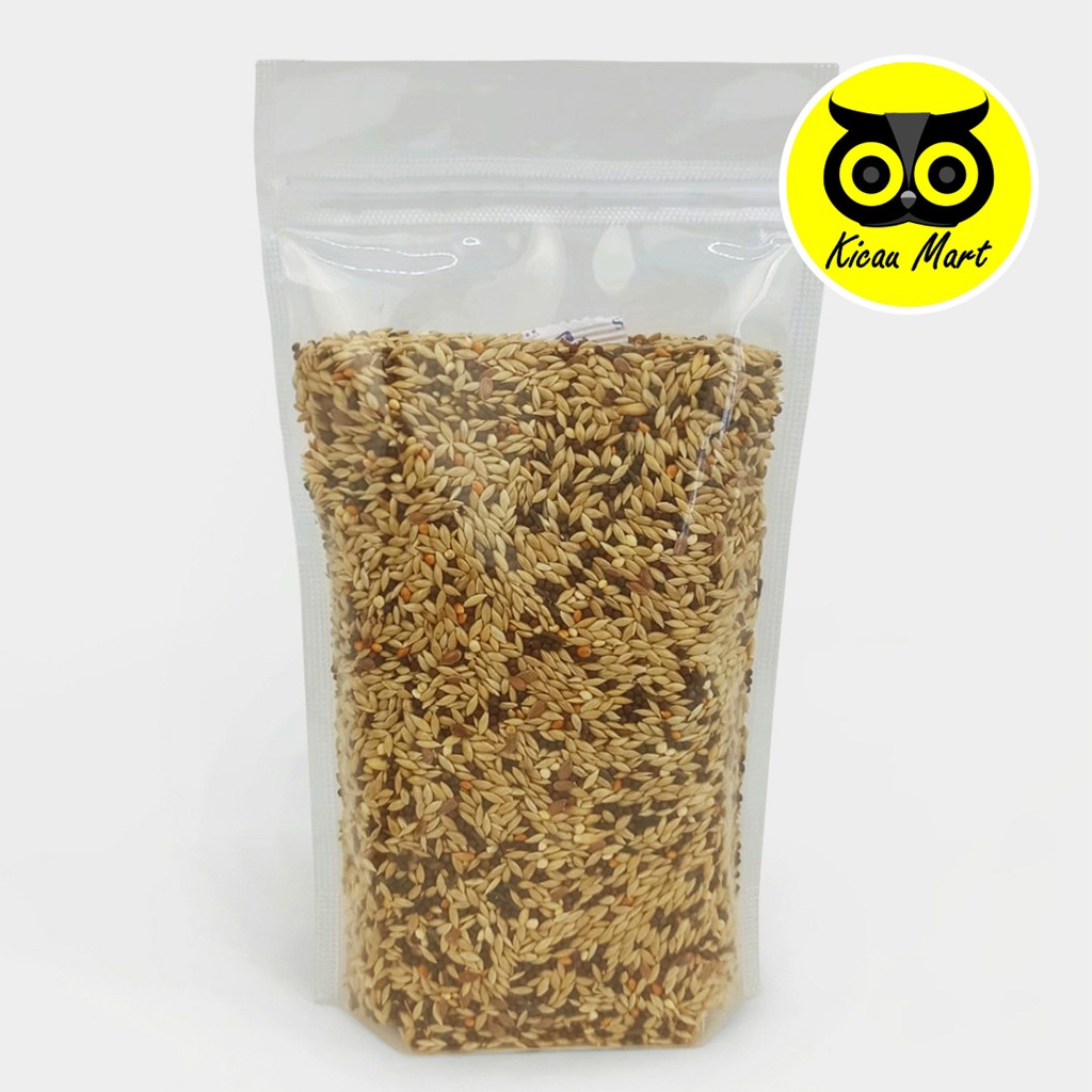 PAKAN RACIKAN KENARI RZ 21 PREMIUM BIJI CANARY SEED CAMPUR PAKAN BURUNG KENARI HARIAN LOMBA PENGGACOR LOMBA PAKAN MASA  TERNAK SUBUR PRODUKTIF PAKAN BURUNG BAHAN KENARI R21PRM