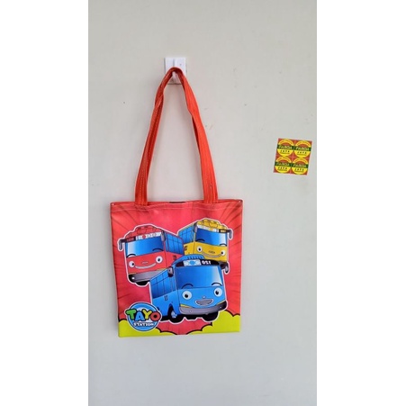 TAS MENGAJI TAS TOTE BAG / TAS TENGTENG FULL PRINT