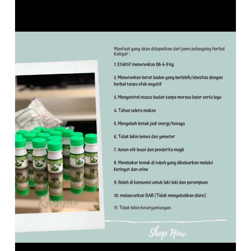 diet herbal kaisyar