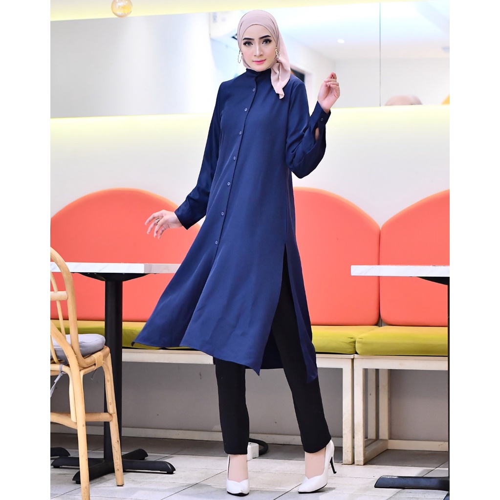 LONG TUNIK/TUNIK PANJANG WANITA/BUSUI SHAKILA PREMIUM/ M-L-XL-XXL