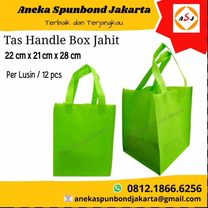 

✨ BISA COD ✨ Tas kain/Tas Nasi Kotak/Goodie Bag Lunch Box/Handle Box 22cmx22cmx26cm
