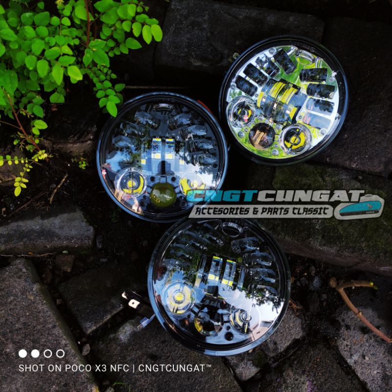 Lampu Daymaker 16 LED 5 75 Inch Lawasan Kwalitas Terbaik