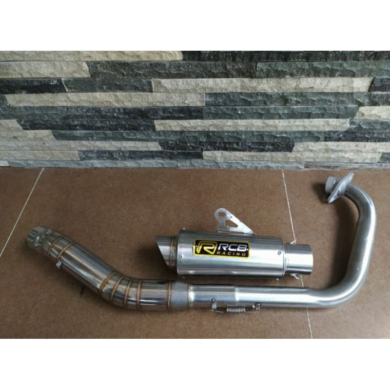 KNALPOT RCB MEGAPRO KNALPOT MEGAPRO KOMPLIT VERZA BYSON SCORPIO RACING