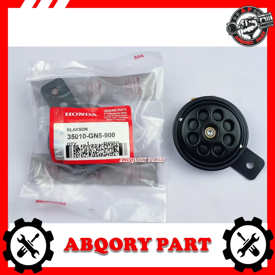 AbqoryPart___Klakson Motor Horn Honda Mitsuba Universal GN5 12V Bebek Matic Sport 12 V GN5 KTM New