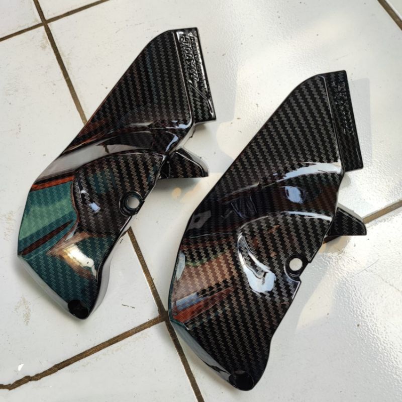 COVER TUTUP CVT KEONGAN CAP L AIRDUCT AIR DUCT VMATIC BEAT KARBU SCOOPY KARBU CARBON