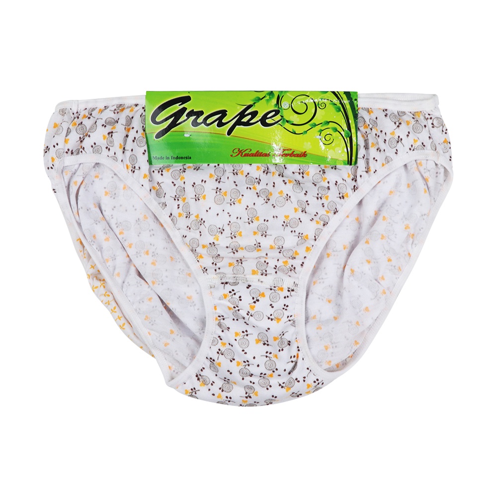 Grape - 3Pcs Bundle Pack Celana Dalam Wanita Remaja Dan Dewasa Mini Paket Hemat Cd H72