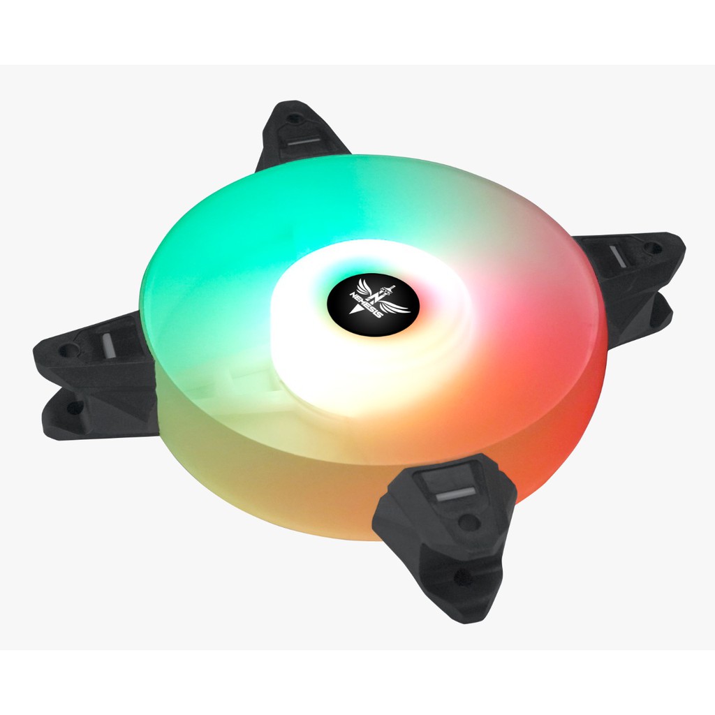 Fan casing gaming nyk led rgb lightshow - Fan case nyk nemesis 12cm rgb