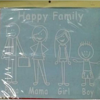 Stiker Happy Family