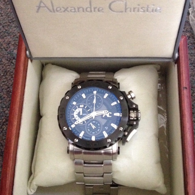 Jam tangan cowok pria Alexandre Christie Preloved Second