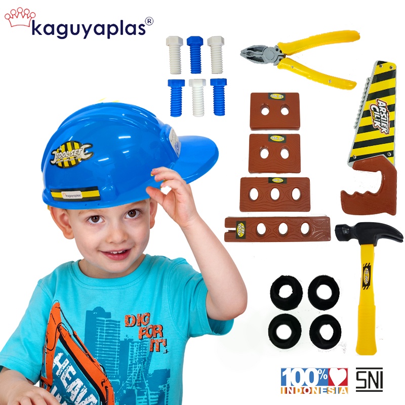 Mainan Anak Alat Perkakas/ Mainan Tool Set Arsitek Cilik 660 KGY