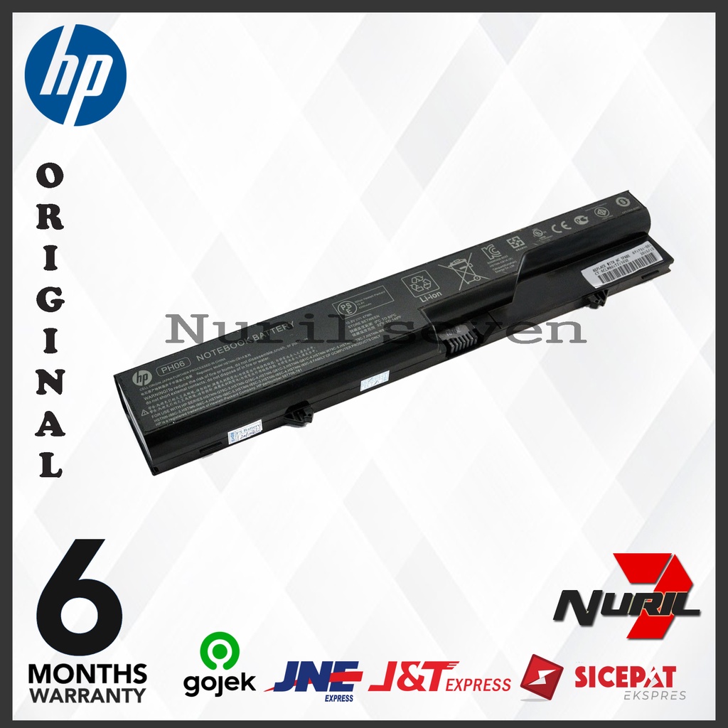 Original Baterai HP Compaq 320 321 325 326 420 421 620 621 PH06 Battery Laptop Notebook