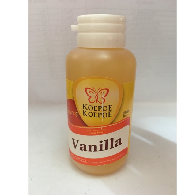 

Pasta Vanilla vanila vanili Koepoe koepoe Pewarna 60 ml