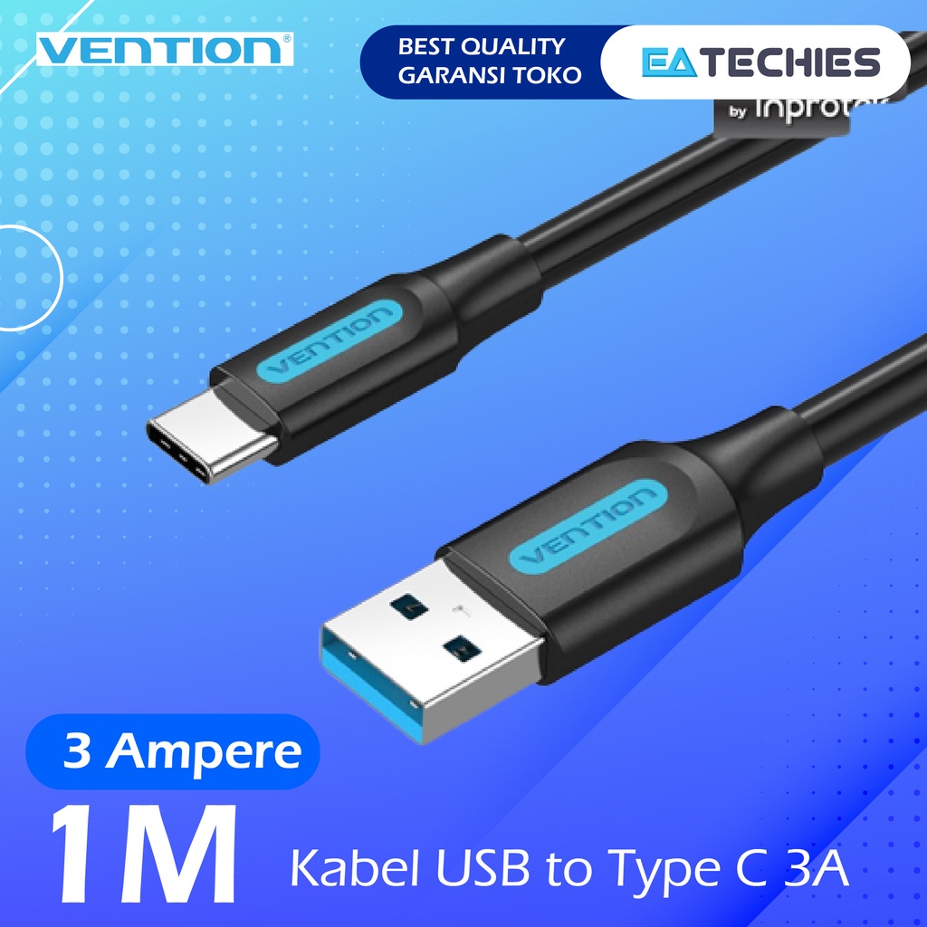 [1M] Vention Kabel Data USB Type C 3.0 Fast Charging for Android COZ