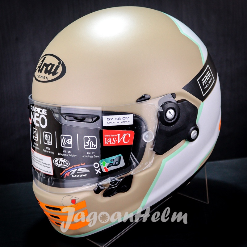 ARAI HELM RAPIDE NEO | OVERLAND BEIGE KHAKI | ARAI RAPIDE NEO