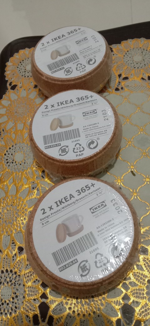 Tatakan Gelas, Peralatan Masak Dapur Dari Bahan Gabus 9 Cm Isi 2 Pcs (36)782