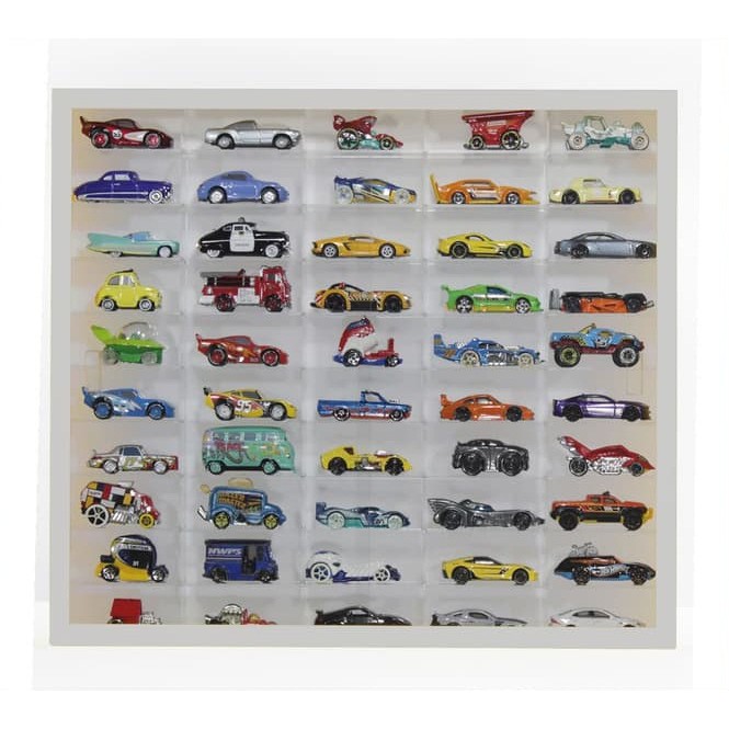 Rak Diecast Hotwheel Acrylic Isi 50 Slot Hot Wheels Akrilik Model Sleeding Etalase