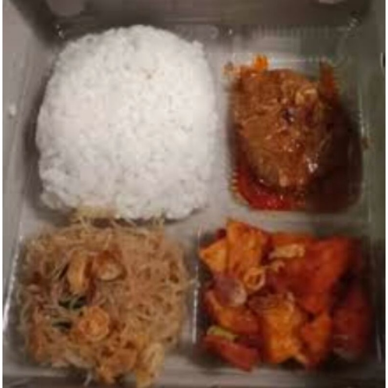 

Rendang dan Nasi Box komplit