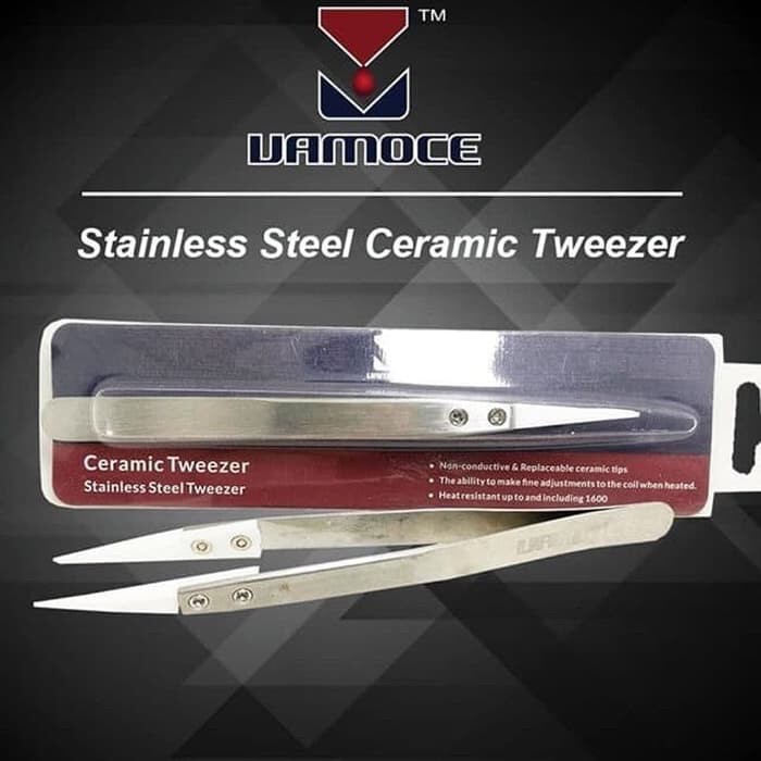 TWEEZER STAINLESS STEEL CERAMIC AUTHENTIC 100% VAMOCE